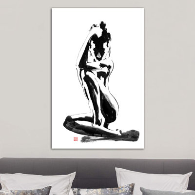 «Modest» par Péchane - impression d'art graphique
