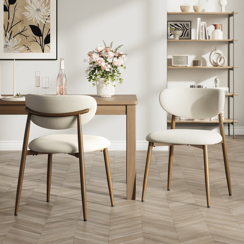 Westhampton Upholstered Dining Chair Side Chair, Beige