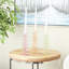 Bougeoir de table en verre H 10,1 po Anij