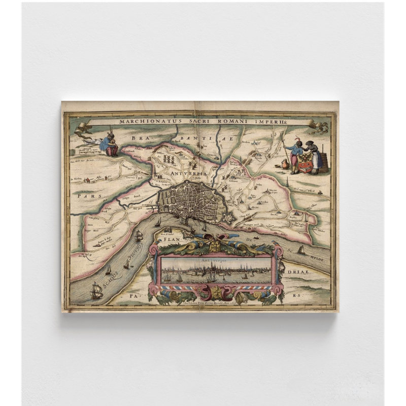 Carte de la Belgique d'Anvers, impression de carte ancienne de la Belgique, affiche de carte européenne, bibliothèque, décoration murale, décoration murale bureau rustique