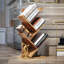 60" H x 30" W Tree Bookcase Shelves Industrial Rustic Brown Furniture Living Room