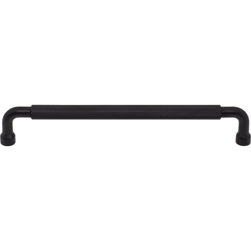 Garrison Bar Pull, Flat Black, 7 9/16" Center To Center