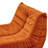 Armless Lazy Sofa Bean Bag Floor Chair - Soft Corduroy Upholstery - Fun Design for Living Room-2083809564