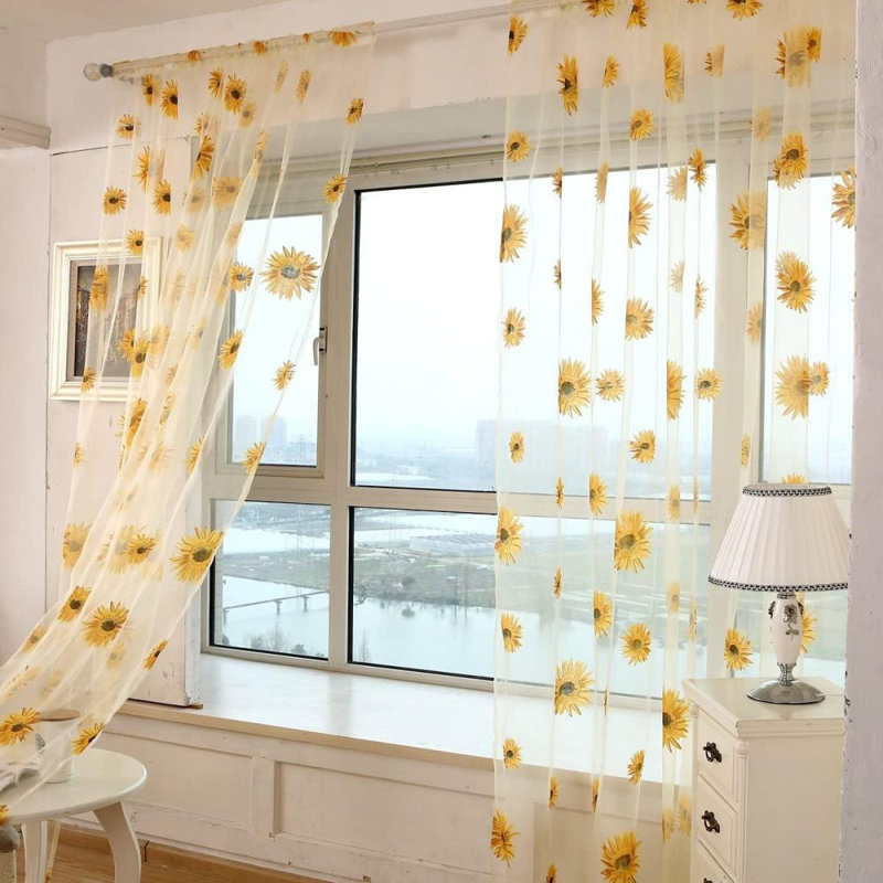 Semi Sheer Curtain Pair