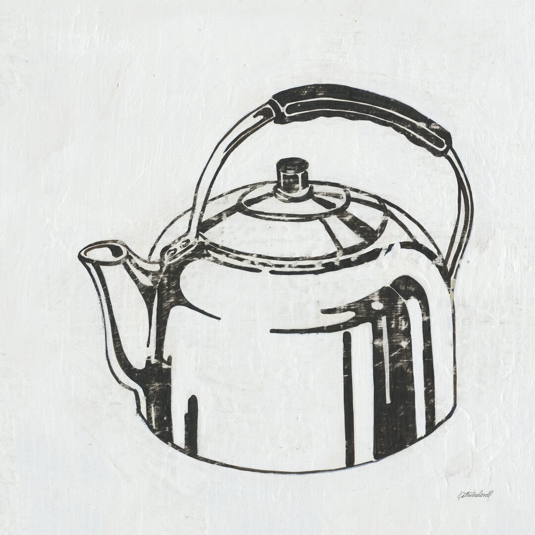 Leinwandbild Retro Tea Kettle von Kathrine Lovell