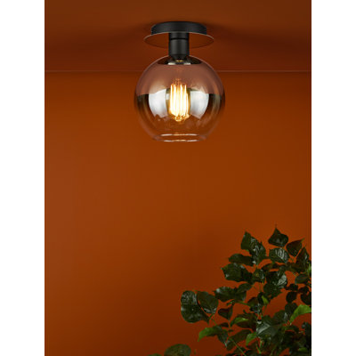 Quadrell Glass Flush Mount