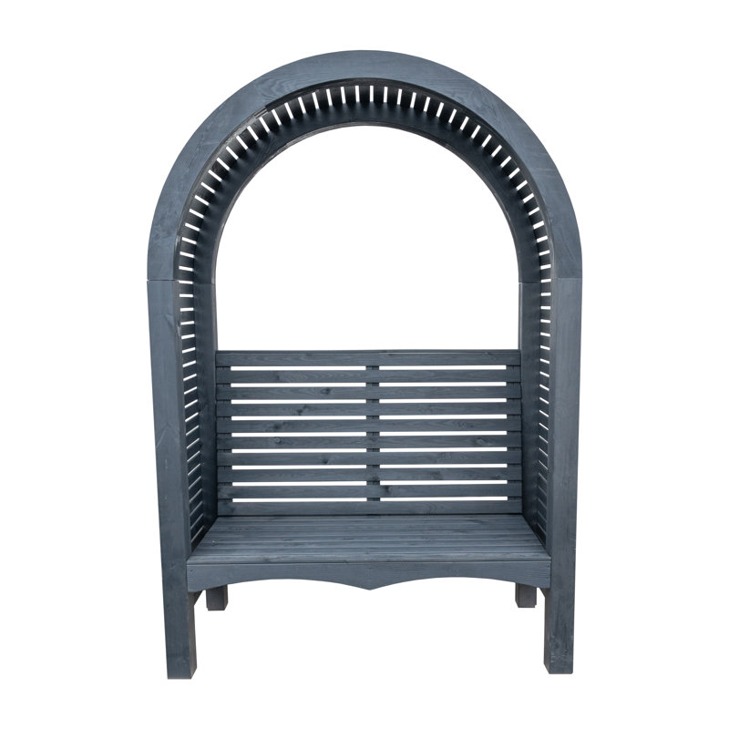 Grange Contemporary Arbour Bench, Black