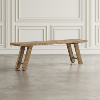Albans Solid Wood Bench