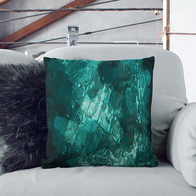 Square Throw Cushion, 55cm H x 55cm W x 20cm D