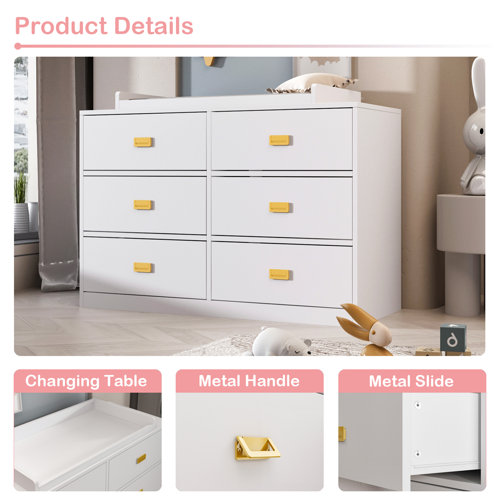 Isabelle & Max™ Sola Changing Table Dresser & Reviews | Wayfair
