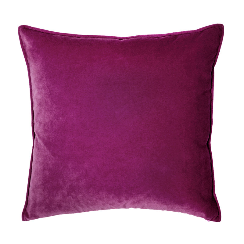 Franklin Washable Velvet Square Pillow Cover & Insert , Tremiere, 22"H x 22"W