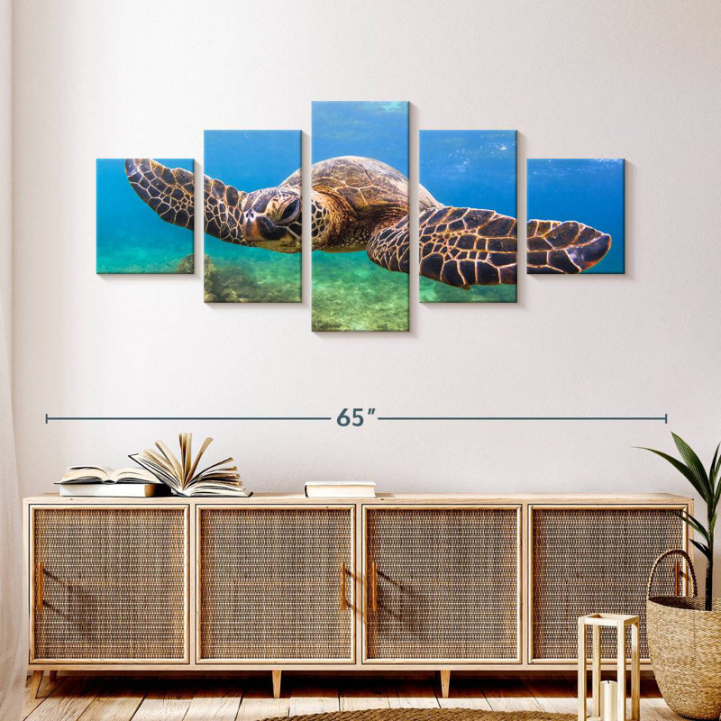 Flapping Turtle, 24" H x 55" W