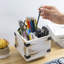 4 Slot Solid Wood Pen Holder