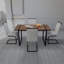 Ensemble de chaises de salle à manger en bois aggloméré 59 po-849595126-849595121