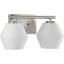 Audryna 2 Light Frosted Dimmable Vanity Light-100893563