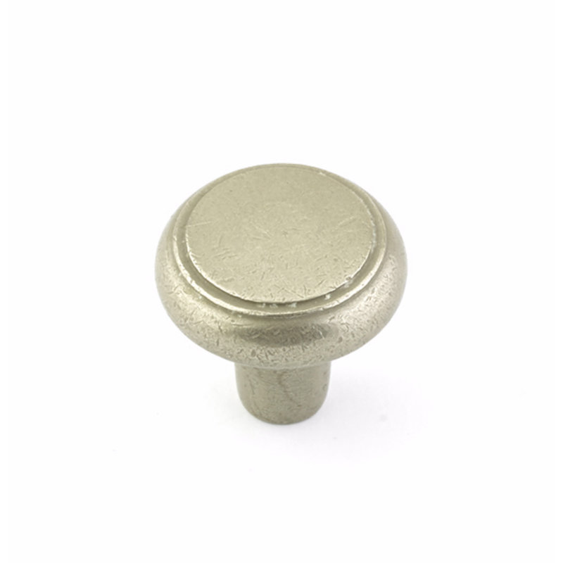 Emtek Sandcast Bronze Barn Cabinet Knob, 1.75''