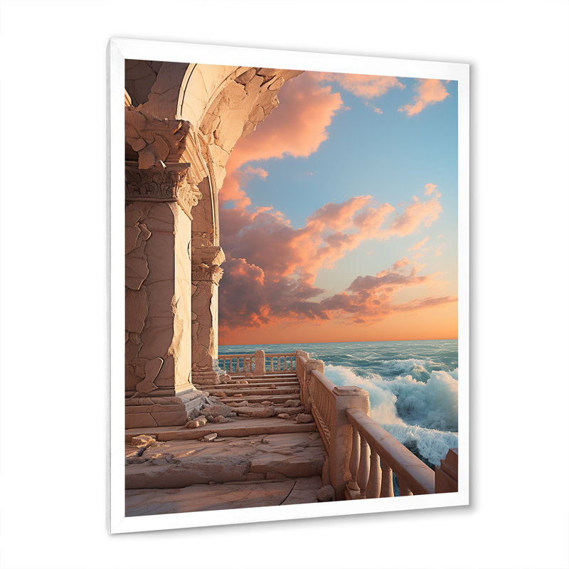 Décoration murale Echoes Of Magical, H 32 po x l 24 po x P 1 po, Cadre simple blanc