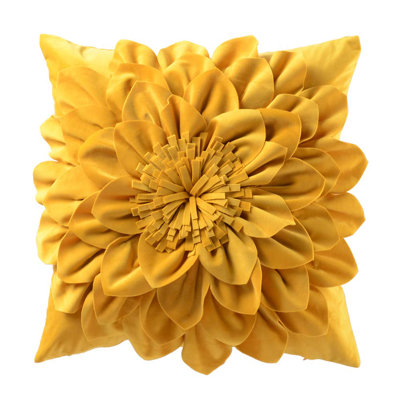  Housse de coussin en velours appliqué
