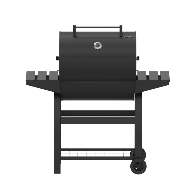 Charles Bentley 128cm W Barrel Charcoal Grill