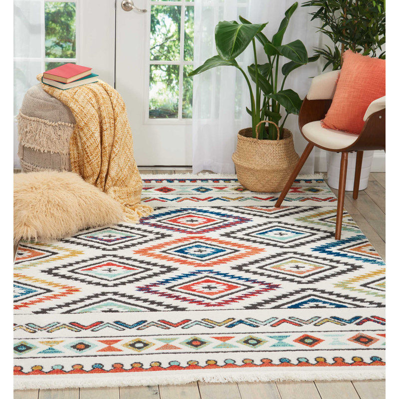 Pittsfield Southwestern Indoor Rug, Rectangle 9'3" x 13'