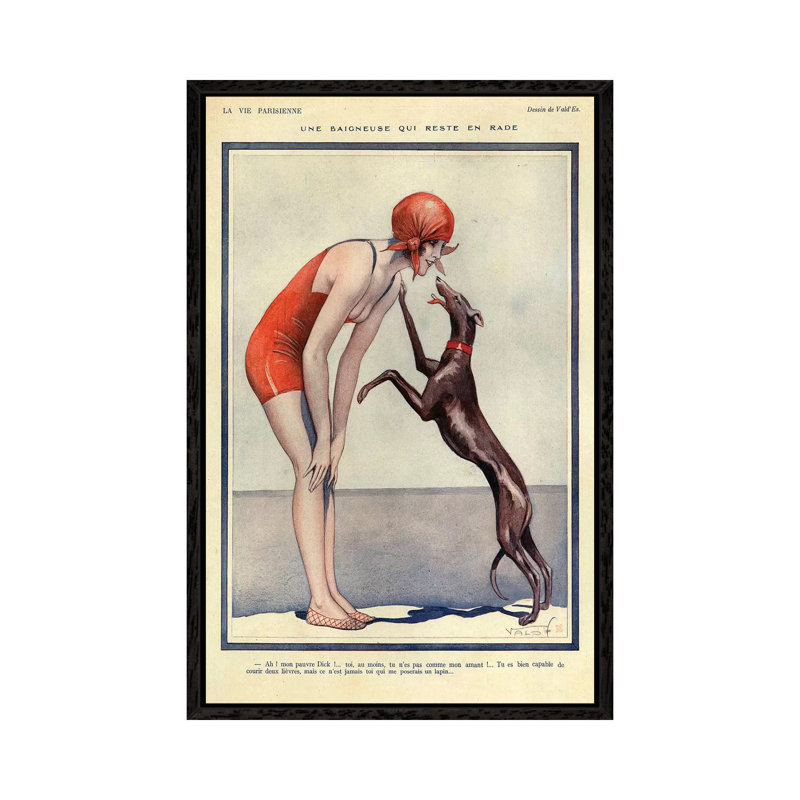 1925 La Vie Parisienne Magazine Plate by The Advertising Archives - Gallery-Wrapped Canvas Giclée on Canvas