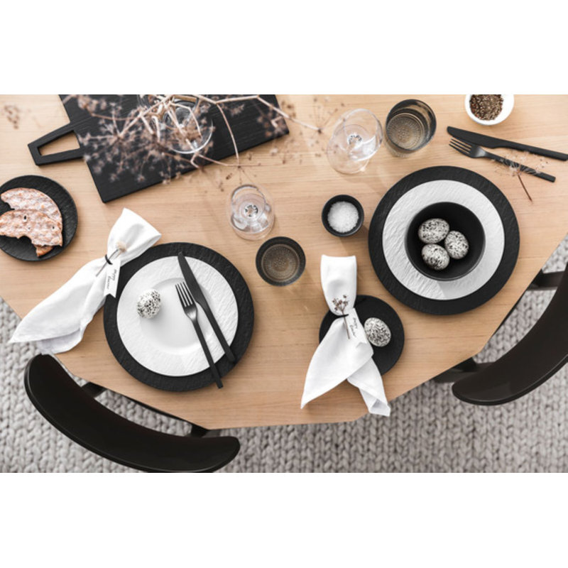 Villeroy & Boch Manufacture Rock 2 oz Condiment Server, Black