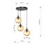 Harley 3 - Light Gold/Black Sphere Pendant