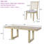 Ensemble de salle à manger extensible 7 pièces-1340298725-1340392007