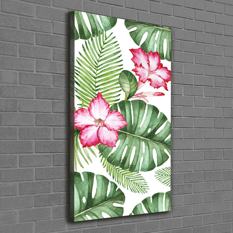 Pink Orchid - Wrapped Canvas Print, 120cm H x 60cm W