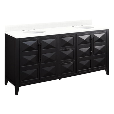 72" Holmesdale Vanity with Undermount Sinks