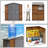 8*8FT Iron-Wood Combination Tool Shed – A Perfect Blend Of Nature And Functionality-111042640