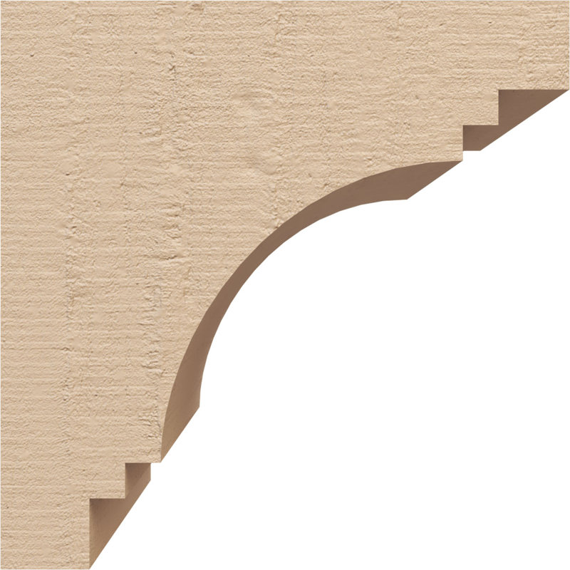 Bois de cèdre brut Pescadero, Corbeau Thane, brun clair apprêté, H 6 po x l 6 po x P 6 po
