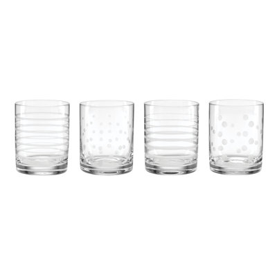 Oneida Mingle DOF Glasses, Set of 4