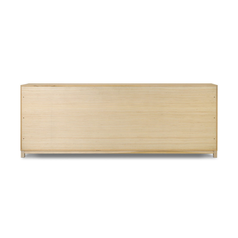 Millie 9 - Drawer Dresser, Light Bleach Oak Veneer
