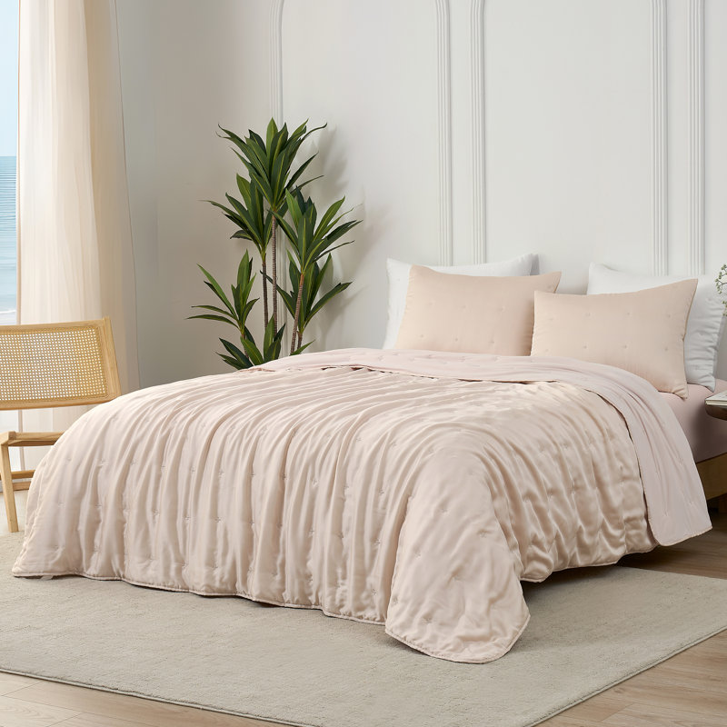 Tencel Dual-Sided Cooling Comforter – Soft, Breathable, Lightweight, All-Season Comforter for Hot Sleepers, Machine Washable