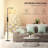 Haileyville 64'' Arched Floor Lamp with Remote Control and Bulb Included-517496316