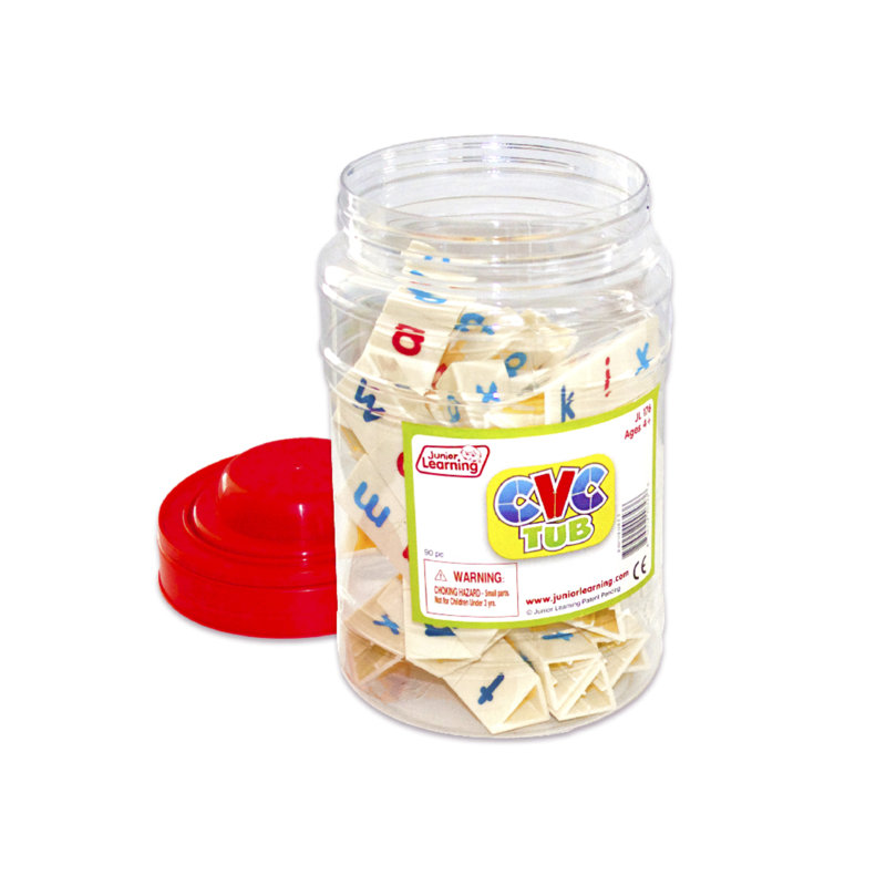 CVC Tri Blocks Tub Word Building