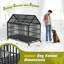 Cage pour chien robuste 52 po avec toit