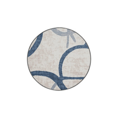 Machine Washable Gray Area Rug