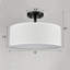 Plafonnier semi-encastré 3 lumières-1458753018