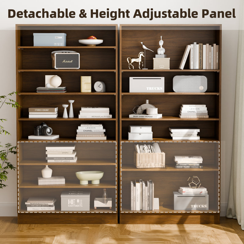 40 Pair Shoe Cabinet With Adjustable Shelves, Brown
