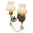 Antonia Steel Armed Sconce