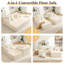 Canapé-lit rembourré en fausse fourrure 74,8 po Boneless-1037245529