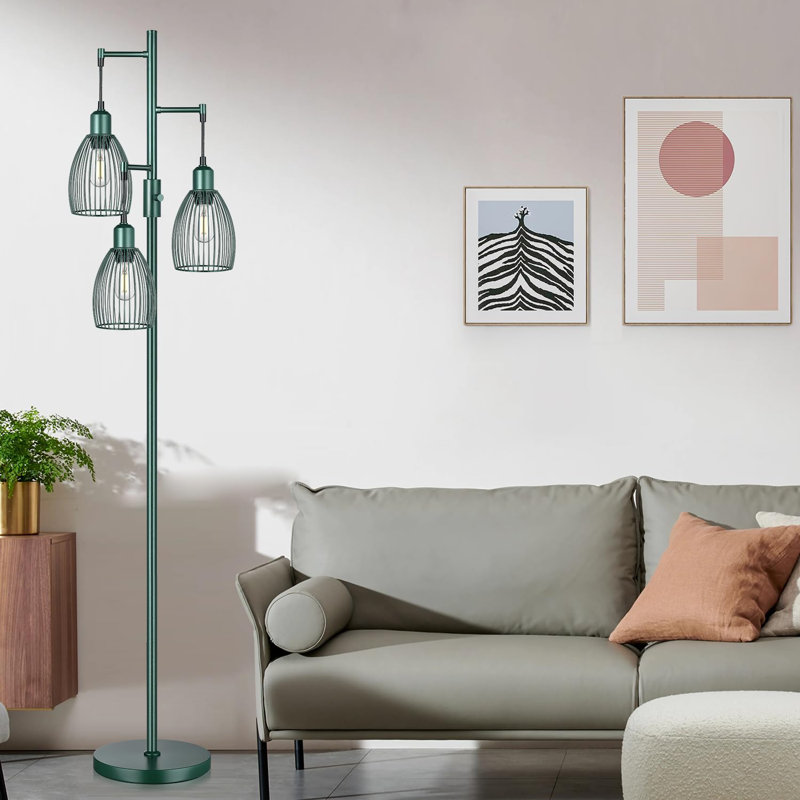 Vipul Tree Floor Lamp, Hunter Green