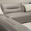 Canapé modulaire en cuir 6 pièces Pecina