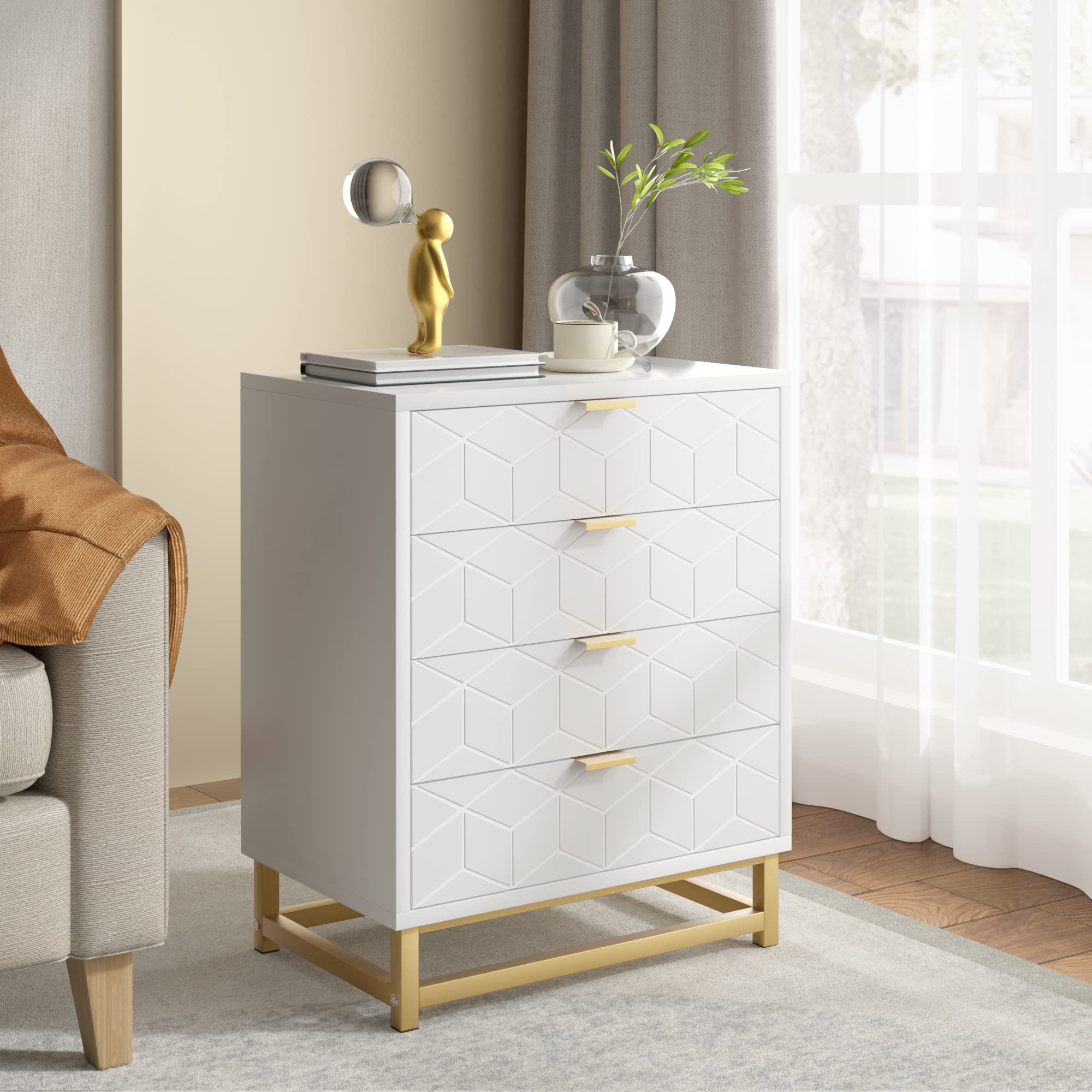 Mercer41 4 - Drawer Dresser & Reviews | Wayfair