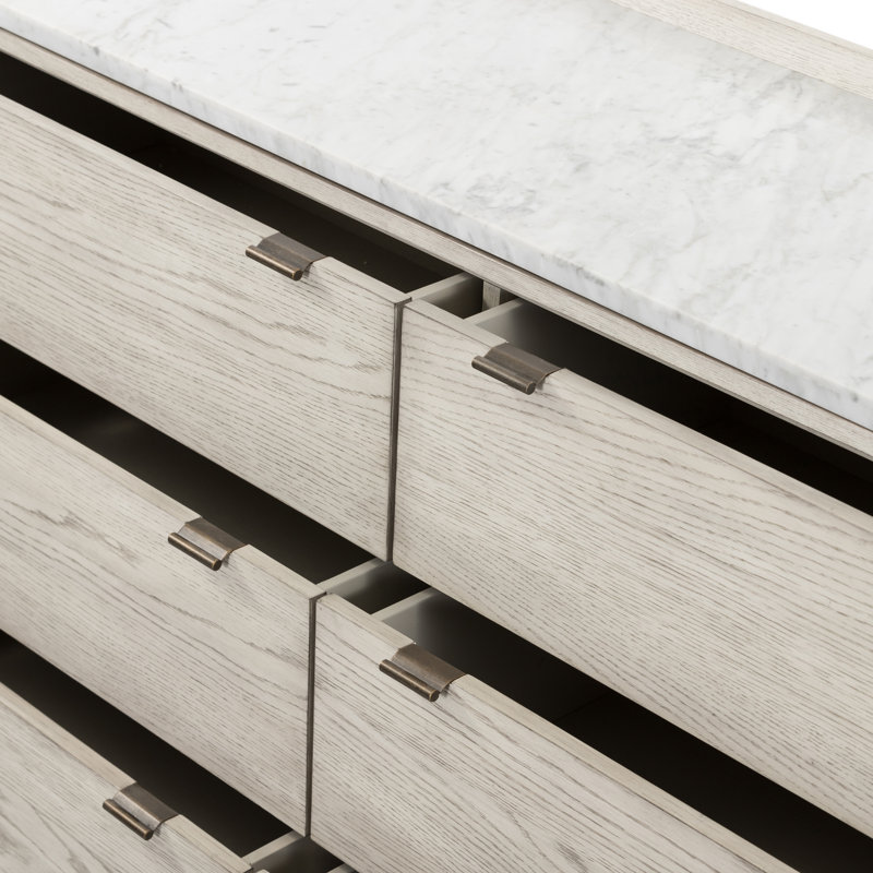 Viggo 6 Drawer 60" W Double Dresser