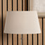 Martha Oval Silk Mix Tapered Lampshade-833567516-833567585