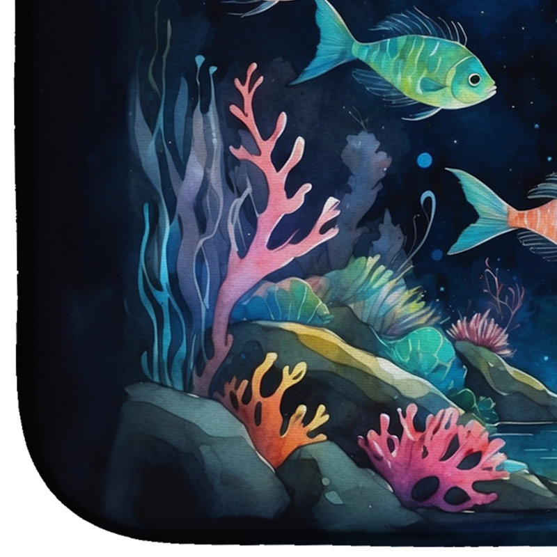 Tapis de séchage bioluminescent pour poisson