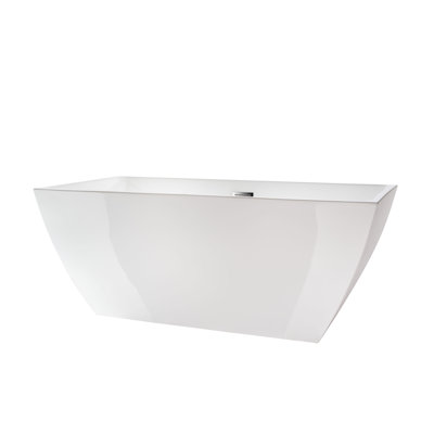 59" x 30" Freestanding Air Acrylic Bathtub